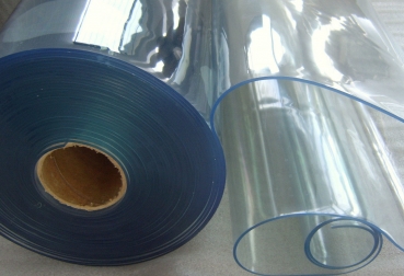1100 x 3 mm 20 meters 20m soft PVC sheet - transparent
